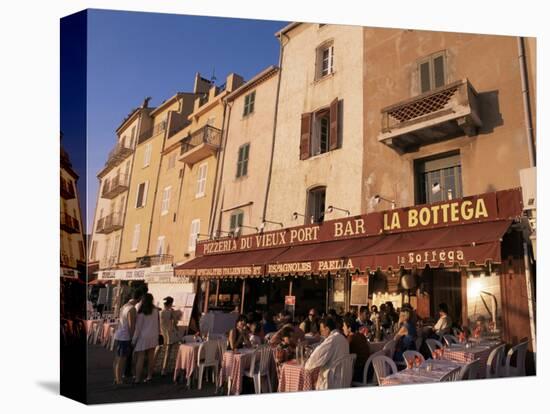 Restaurants Around the Harbour, St. Tropez, Var, Cote d'Azur, Provence, France-Ken Gillham-Premier Image Canvas