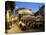 Restaurants Near the Ancient Pantheon in the Evening, Rome, Lazio, Italy-Gavin Hellier-Premier Image Canvas