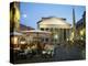 Restaurants Under the Ancient Pantheon in the Evening, Rome, Italy-Gavin Hellier-Premier Image Canvas