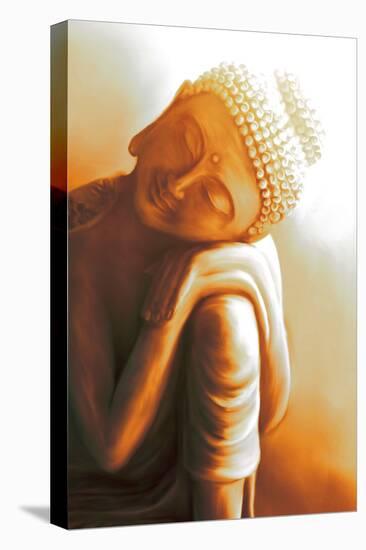 Resting Buddha II-Christine Ganz-Stretched Canvas