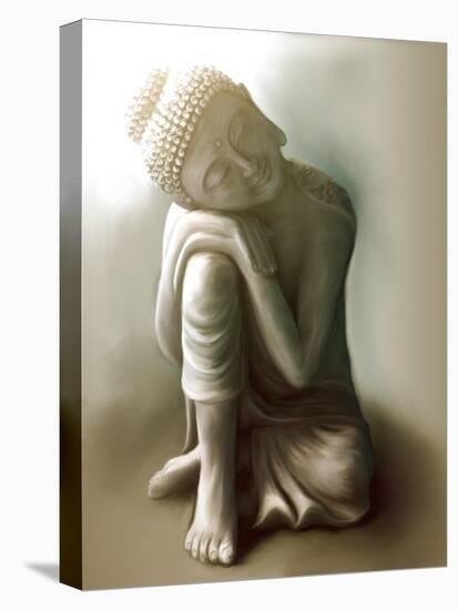Resting Buddha-Christine Ganz-Stretched Canvas