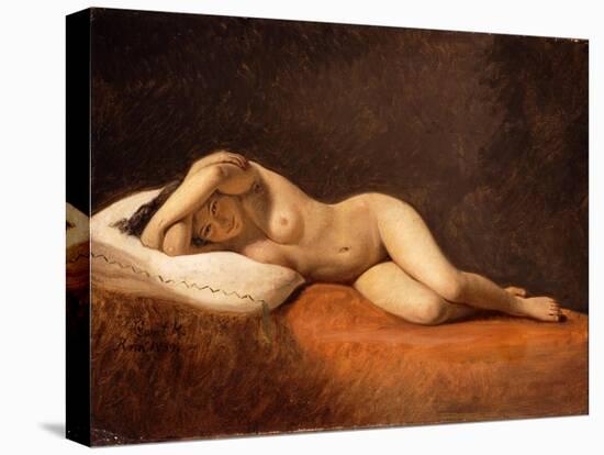 Resting Model, 1839-Constantin Hansen-Premier Image Canvas