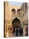 Restored Souq Waqif with Mud Rendered Shops and Exposed Timber Beams, Doha, Qatar, Middle East-Gavin Hellier-Premier Image Canvas