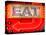 Retail Signage "Eat", Restaurant Sign, New York, USA-Philippe Hugonnard-Premier Image Canvas