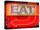 Retail Signage "Eat", Restaurant Sign, New York, USA-Philippe Hugonnard-Premier Image Canvas