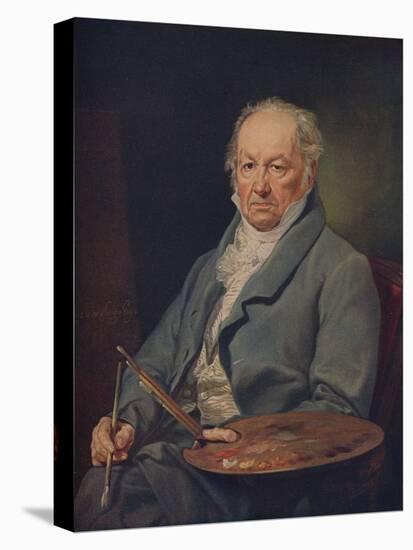 'Retrato Del Pintor Don Francsico Goya', (The painter Francisco de Goya), 1826, (c1934)-Vicente Lopez y Portana-Premier Image Canvas