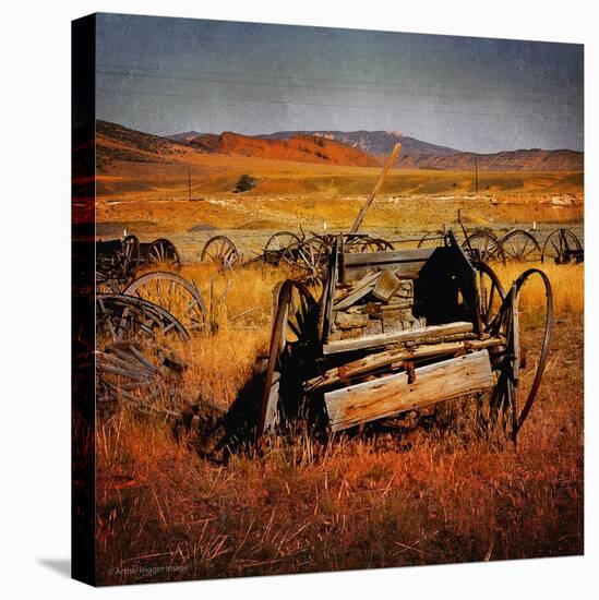 Retro Americana Farming Machinery-Salvatore Elia-Premier Image Canvas