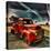 Retro Americana Red Truck-Salvatore Elia-Premier Image Canvas