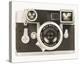 Retro Camera II - Sepia-Chris Dunker-Stretched Canvas