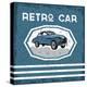 Retro Car Old Vintage Grunge Poster-UVAconcept-Stretched Canvas