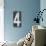 Retro Numbers - Four-Tom Frazier-Stretched Canvas displayed on a wall