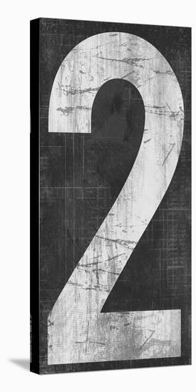 Retro Numbers - Two-Tom Frazier-Stretched Canvas