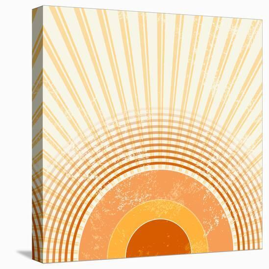 Retro Starburst-one AND only-Premier Image Canvas