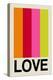 Retro Stripe LOVE Fruit-Frances Collett-Premier Image Canvas