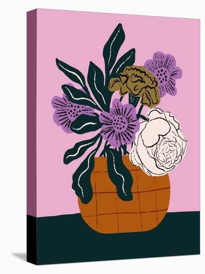 Retro Vase-Tara Reed-Stretched Canvas