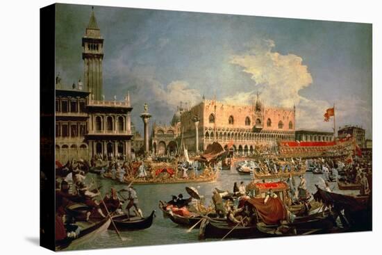 Return of the Bucintoro on Ascension Day-Canaletto-Premier Image Canvas