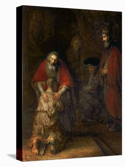 Return of the Prodigal Son, circa 1668-69-Rembrandt van Rijn-Premier Image Canvas