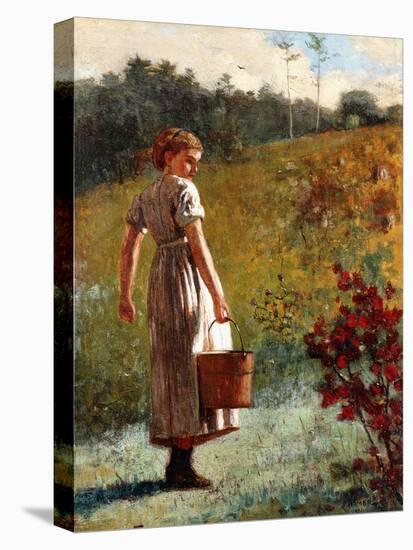 Returning from the Sping, 1874-Winslow Homer-Premier Image Canvas