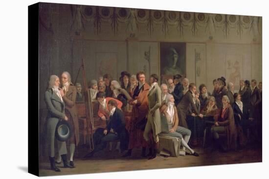 Reunion of Artists in the Studio of Isabey, 1798-Louis Leopold Boilly-Premier Image Canvas