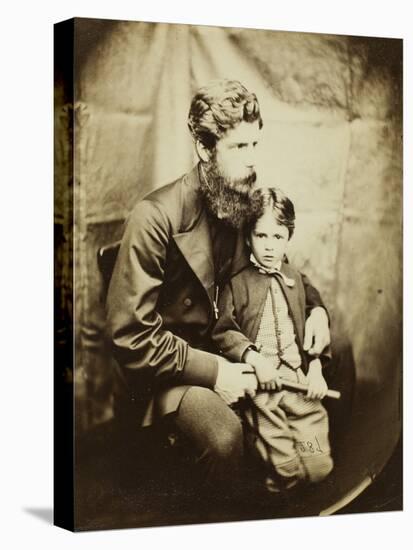 Rev. James Langton Clark and Son Charles (Robin), 1864-Lewis Carroll-Premier Image Canvas