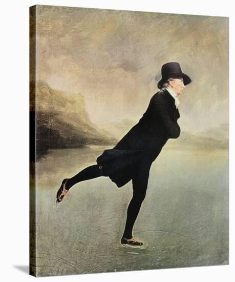 Reverend Walker Skating-Sir Henry Raeburn-Stretched Canvas