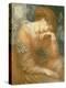 Reverie, 1868-Dante Gabriel Rossetti-Premier Image Canvas
