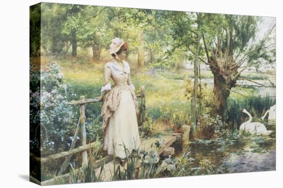 Reverie by the River-Alfred Augustus Glendenning-Premier Image Canvas