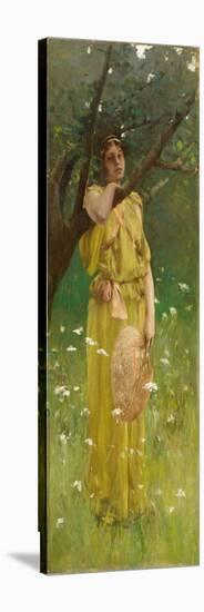 Reverie, C.1883-1884 (Oil on Canvas)-Robert Frederick Blum-Premier Image Canvas