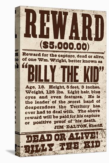 Reward Billy the Kid-null-Premier Image Canvas