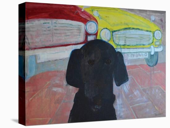 Rex at the Used Car Lot - AYF8440-Brenda Brin Booker-Premier Image Canvas