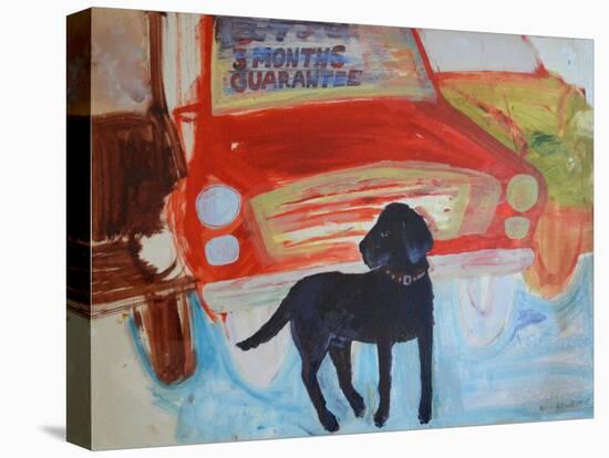 Rex at the Used Car Lot - Three months guarantee-Brenda Brin Booker-Premier Image Canvas