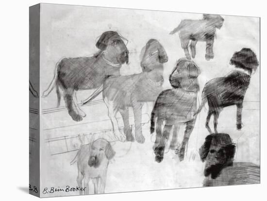 Rex - sketches at the used car lot-Brenda Brin Booker-Premier Image Canvas