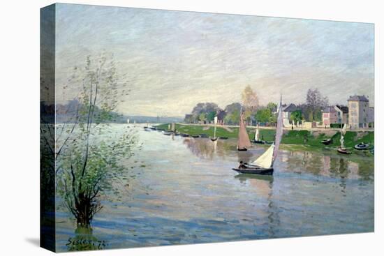 Rhe Seine at Argenteuil, 1872-Alfred Sisley-Premier Image Canvas