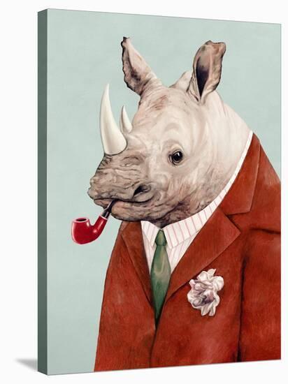 Rhino-Animal Crew-Stretched Canvas