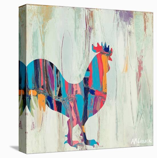 Rhizome Rooster-Ann Marie Coolick-Stretched Canvas