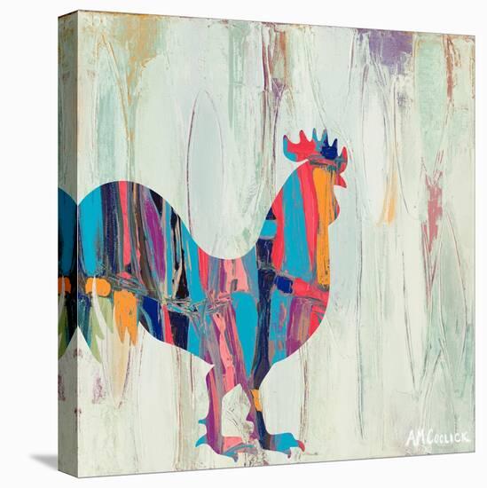 Rhizome Rooster-Ann Marie Coolick-Stretched Canvas