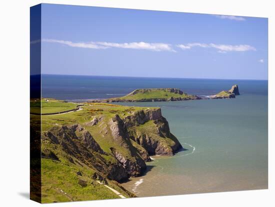 Rhossili Bay, Gower Peninsula, Wales, United Kingdom, Europe-Billy Stock-Premier Image Canvas