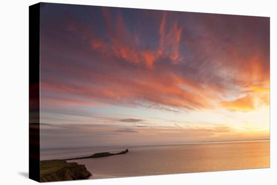 Rhossili Bay, Worms End, Gower Peninsula, Wales, United Kingdom, Europe-Billy Stock-Premier Image Canvas