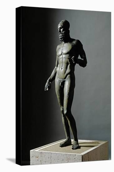 Riace Bronze (B), Statue of a Young Man with Helmet-Phidias-Premier Image Canvas