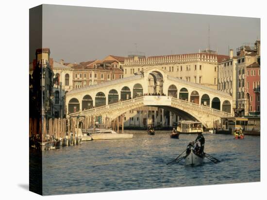 Rialto Bridge and the Grand Canal, Venice, Unesco World Heritage Site, Veneto, Italy, Europe-Sergio Pitamitz-Premier Image Canvas