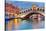 Rialto Bridge at Dusk Venice-null-Stretched Canvas