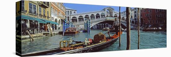 Rialto Bridge over the Grand Canal, Venice, Veneto, Italy-null-Premier Image Canvas