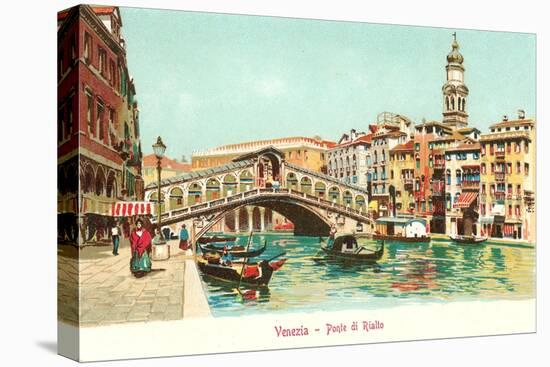 Rialto Bridge, Venice, Italy-null-Stretched Canvas