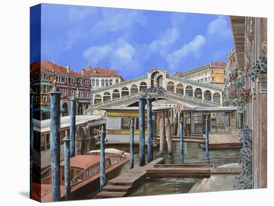 Rialto Dall'Altro Lato-Guido Borelli-Premier Image Canvas