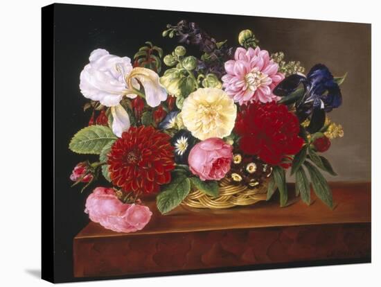 Rich Still Life of Flowers-Mathias Grove-Premier Image Canvas