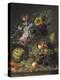 Rich Still Life of Fruit and Flowers-Marie-josephine Hellemans-Premier Image Canvas