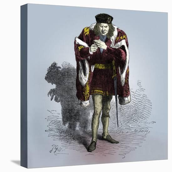 Richard III by William Shakespeare-John Gilbert-Premier Image Canvas