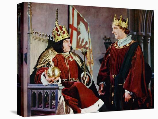 Richard III, Laurence Olivier, Ralph Richardson, 1956-null-Stretched Canvas