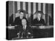 Richard M. Nixon, Sam Rayburn and Pres. Dwight D. Eisenhower During the Opening of Congress-Ed Clark-Premier Image Canvas