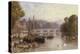 Richmond Bridge, 19th Century-Myles Birket Foster-Premier Image Canvas